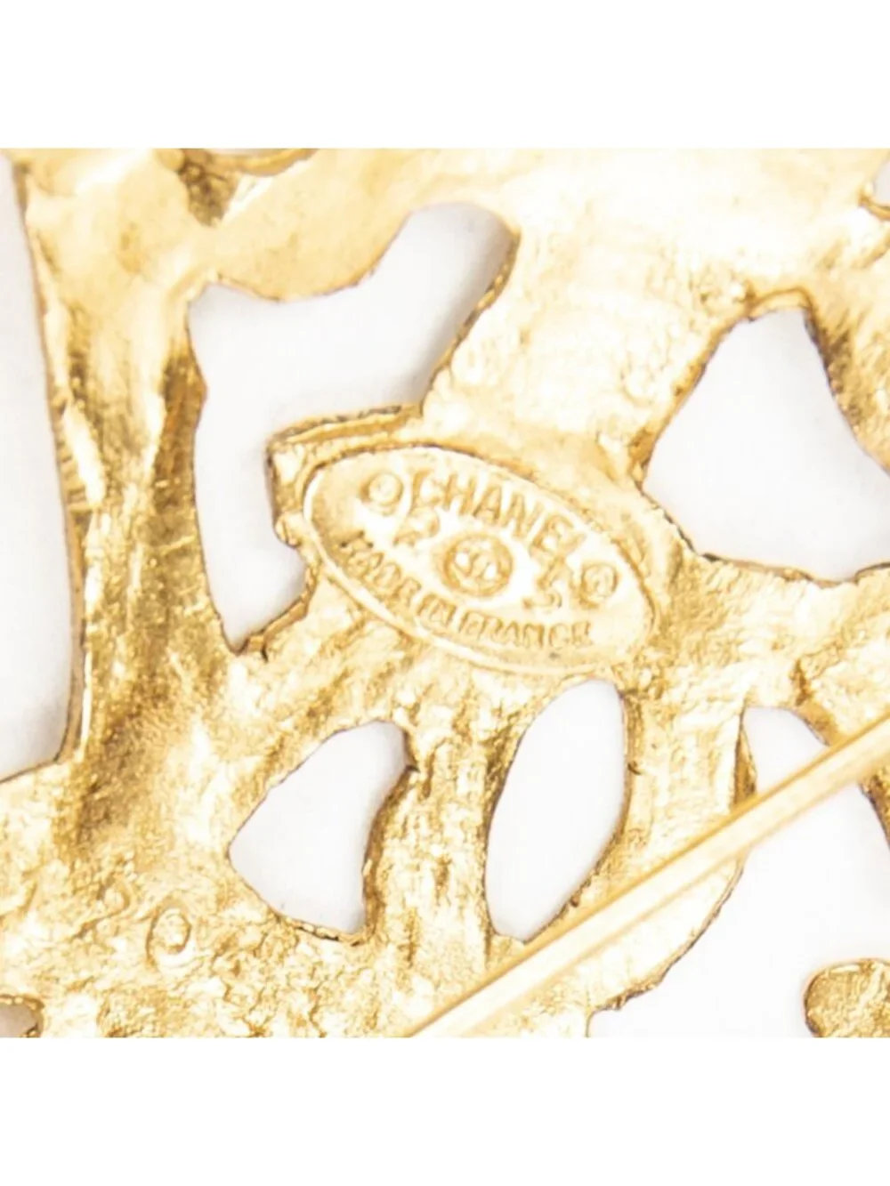Chanel CC Brooch Gold Plated
